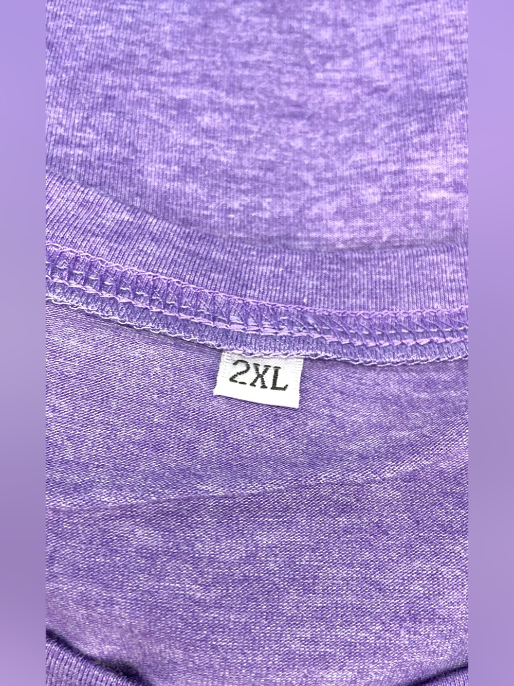 Purple 'PEECH' Graphic Short Sleeve Tee - Picture 3 of 3